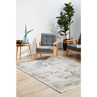 Tokat 2354 Blue Multi Colour Wash Transitional Rug - Rugs Of Beauty - 3