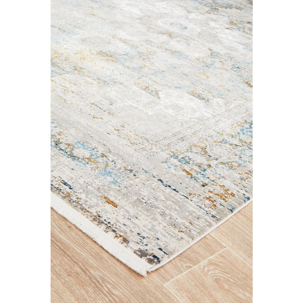 Tokat 2354 Blue Multi Colour Wash Transitional Rug - Rugs Of Beauty - 6