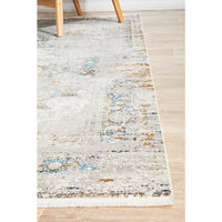 Tokat 2354 Blue Multi Colour Wash Transitional Rug - Rugs Of Beauty - 7