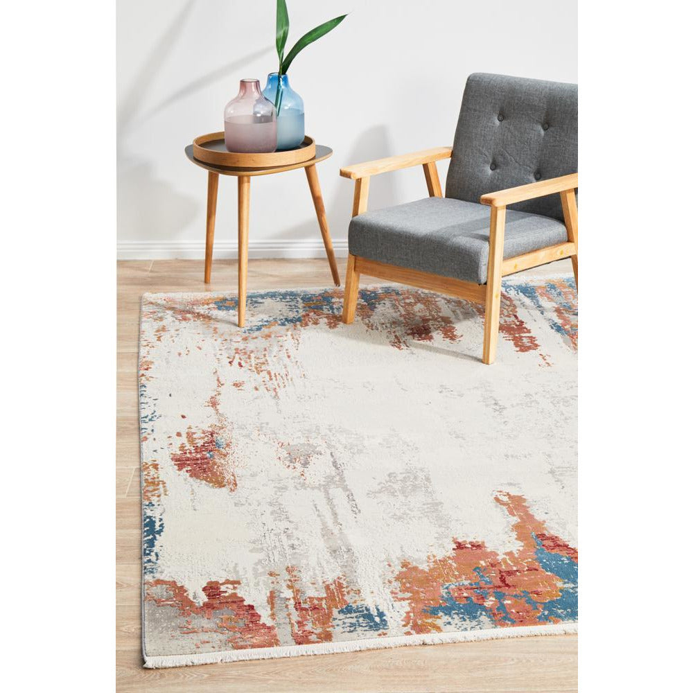 Washed Cream Rug Tokat 2357 Multi Colour Wash Transitional Rug – Rugs Of Beauty