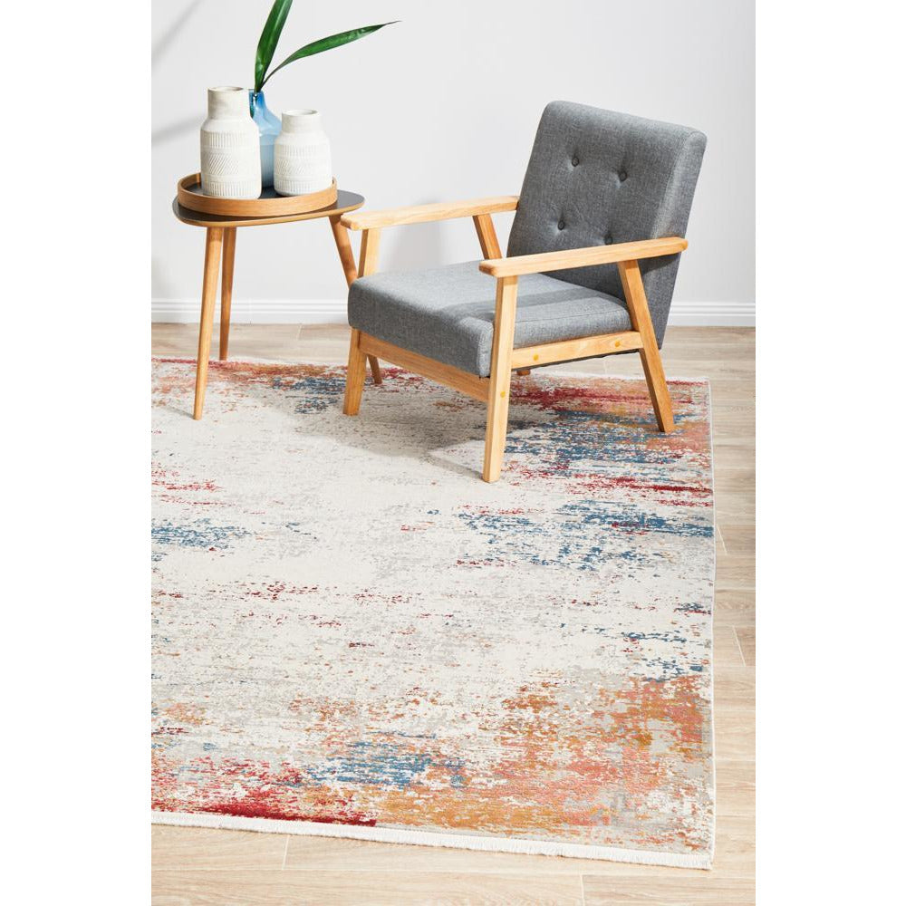 Tokat 2359 Blue Multi Colour Wash Transitional Rug - Rugs Of Beauty - 4