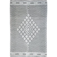 Gwyneth 421 Wool Polyester Grey Diamond Spiral Rug - Rugs Of Beauty - 1
