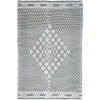 Gwyneth 421 Wool Polyester Grey Diamond Spiral Rug - Rugs Of Beauty - 1