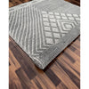 Gwyneth 421 Wool Polyester Grey Diamond Spiral Rug - Rugs Of Beauty - 4