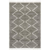 Zaria 151 Grey Moroccan Inspired Modern Shaggy Rug - Rugs Of Beauty - 1