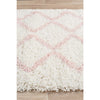 Zaria 151 Pink Moroccan Inspired Modern Shaggy Runner Rug - Rugs Of Beauty - 5