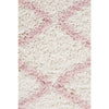 Zaria 151 Pink Moroccan Inspired Modern Shaggy Runner Rug - Rugs Of Beauty - 6