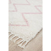 Zaria 151 Pink Moroccan Inspired Modern Shaggy Rug - Rugs Of Beauty - 3