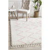 Zaria 151 Pink Moroccan Inspired Modern Shaggy Rug - Rugs Of Beauty - 2