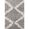 Zaria 151 Silver Grey Moroccan Inspired Modern Shaggy Runner Rug - Rugs Of Beauty - 6