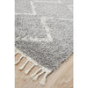 Zaria 151 Silver Grey Moroccan Inspired Modern Shaggy Rug - Rugs Of Beauty - 3