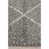 Zaria 152 Grey Moroccan Inspired Modern Shaggy Rug - Rugs Of Beauty - 5