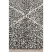Zaria 152 Grey Moroccan Inspired Modern Shaggy Rug - Rugs Of Beauty - 5