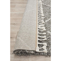 Zaria 152 Grey Moroccan Inspired Modern Shaggy Rug - Rugs Of Beauty - 7