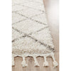 Zaria 152 Natural Moroccan Inspired Modern Shaggy Runner Rug - Rugs Of Beauty - 4