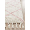 Zaria 152 Pink Moroccan Inspired Modern Shaggy Runner Rug - Rugs Of Beauty - 7
