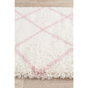 Zaria 152 Pink Moroccan Inspired Modern Shaggy Runner Rug - Rugs Of Beauty - 4