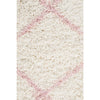 Zaria 152 Pink Moroccan Inspired Modern Shaggy Runner Rug - Rugs Of Beauty - 5