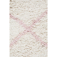 Zaria 152 Pink Moroccan Inspired Modern Shaggy Rug - Rugs Of Beauty - 6