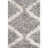 Zaria 152 Silver Grey Moroccan Inspired Modern Shaggy Runner Rug - Rugs Of Beauty - 6