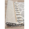 Zaria 152 Silver Grey Moroccan Inspired Modern Shaggy Runner Rug - Rugs Of Beauty - 7