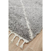 Zaria 152 Silver Grey Moroccan Inspired Modern Shaggy Rug - Rugs Of Beauty - 3