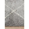 Zaria 152 Silver Grey Moroccan Inspired Modern Shaggy Rug - Rugs Of Beauty - 5