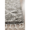 Zaria 153 Grey Moroccan Inspired Modern Shaggy Runner Rug - Rugs Of Beauty - 3