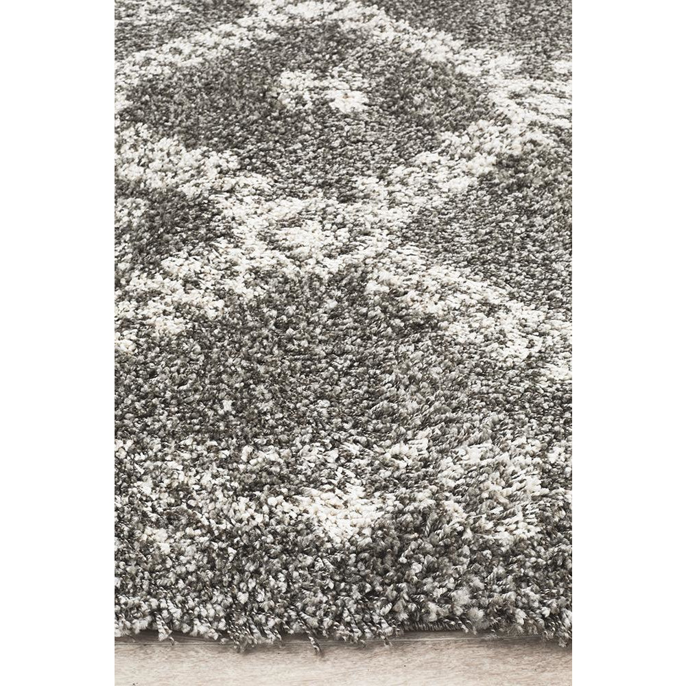 Zaria 153 Grey Moroccan Inspired Modern Shaggy Rug - Rugs Of Beauty - 5