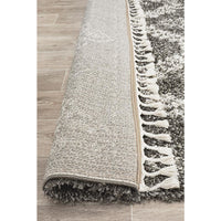 Zaria 153 Grey Moroccan Inspired Modern Shaggy Rug - Rugs Of Beauty - 7
