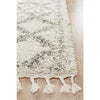 Zaria 153 Natural Moroccan Inspired Modern Shaggy Runner Rug - Rugs Of Beauty - 3