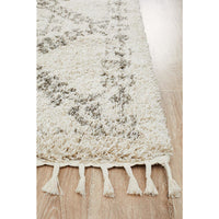 Zaria 153 Natural Moroccan Inspired Modern Shaggy Rug - Rugs Of Beauty - 4