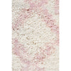 Zaria 153 Pink Moroccan Inspired Modern Shaggy Runner Rug - Rugs Of Beauty - 5