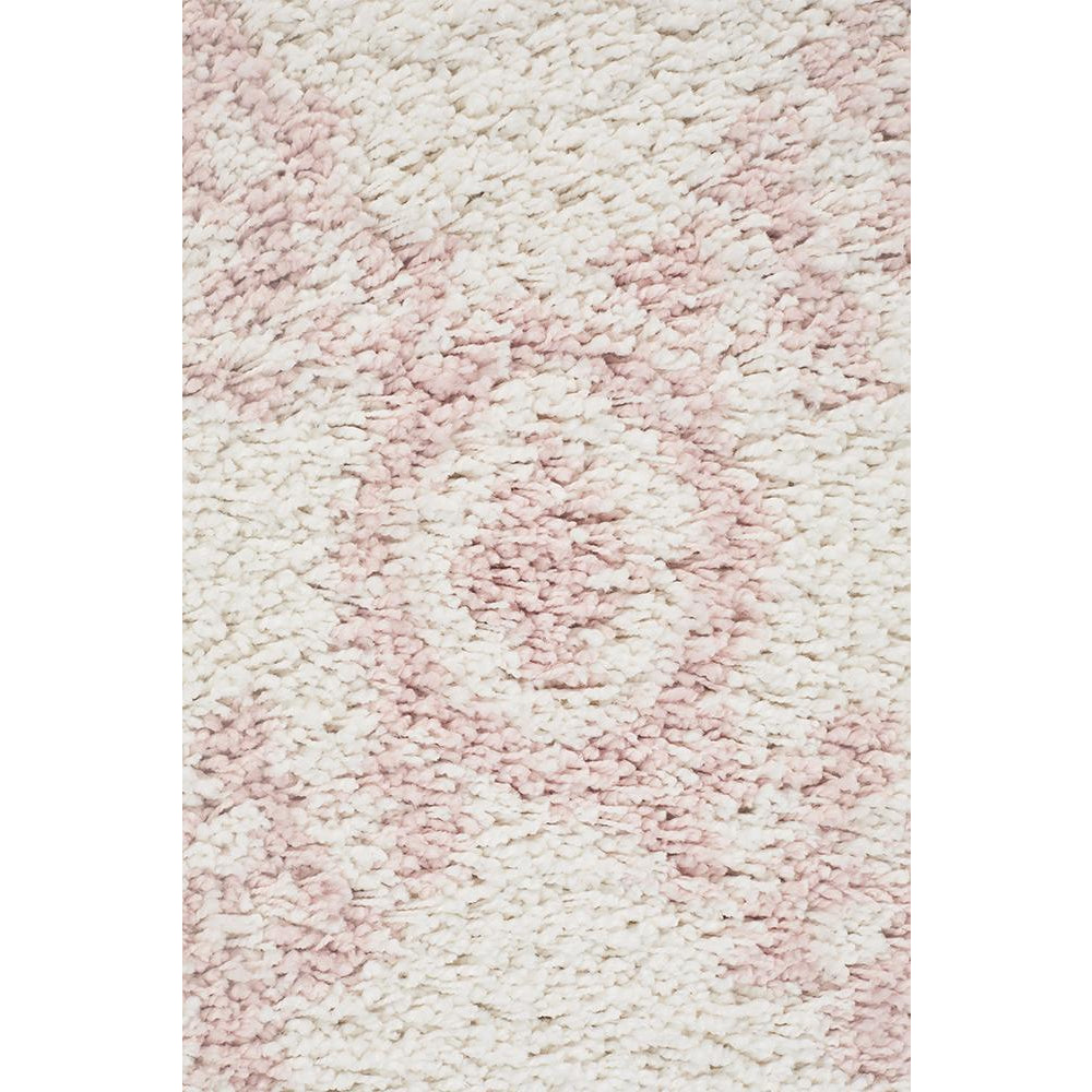 Zaria 153 Pink Moroccan Inspired Modern Shaggy Rug - Rugs Of Beauty - 6