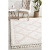 Zaria 153 Pink Moroccan Inspired Modern Shaggy Rug - Rugs Of Beauty - 2
