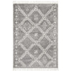 Zaria 153 Silver Grey Moroccan Inspired Modern Shaggy Rug - Rugs Of Beauty - 1