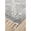 Zaria 153 Silver Grey Moroccan Inspired Modern Shaggy Rug - Rugs Of Beauty - 3