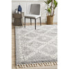 Zaria 153 Silver Grey Moroccan Inspired Modern Shaggy Rug - Rugs Of Beauty - 2