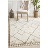 Zaria 154 Natural Moroccan Inspired Modern Shaggy Rug - Rugs Of Beauty - 2