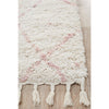 Zaria 154 Pink Moroccan Inspired Modern Shaggy Runner Rug - Rugs Of Beauty - 4