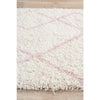 Zaria 154 Pink Moroccan Inspired Modern Shaggy Runner Rug - Rugs Of Beauty - 5