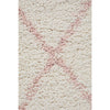 Zaria 154 Pink Moroccan Inspired Modern Shaggy Rug - Rugs Of Beauty - 6
