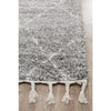 Zaria 154 Silver Grey Moroccan Inspired Modern Shaggy Runner Rug - Rugs Of Beauty - 7