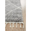 Zaria 154 Silver Grey Moroccan Inspired Modern Shaggy Rug - Rugs Of Beauty - 4