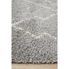 Zaria 154 Silver Grey Moroccan Inspired Modern Shaggy Rug - Rugs Of Beauty - 5