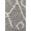 Zaria 155 Silver Grey Moroccan Inspired Modern Shaggy Runner Rug - Rugs Of Beauty - 6