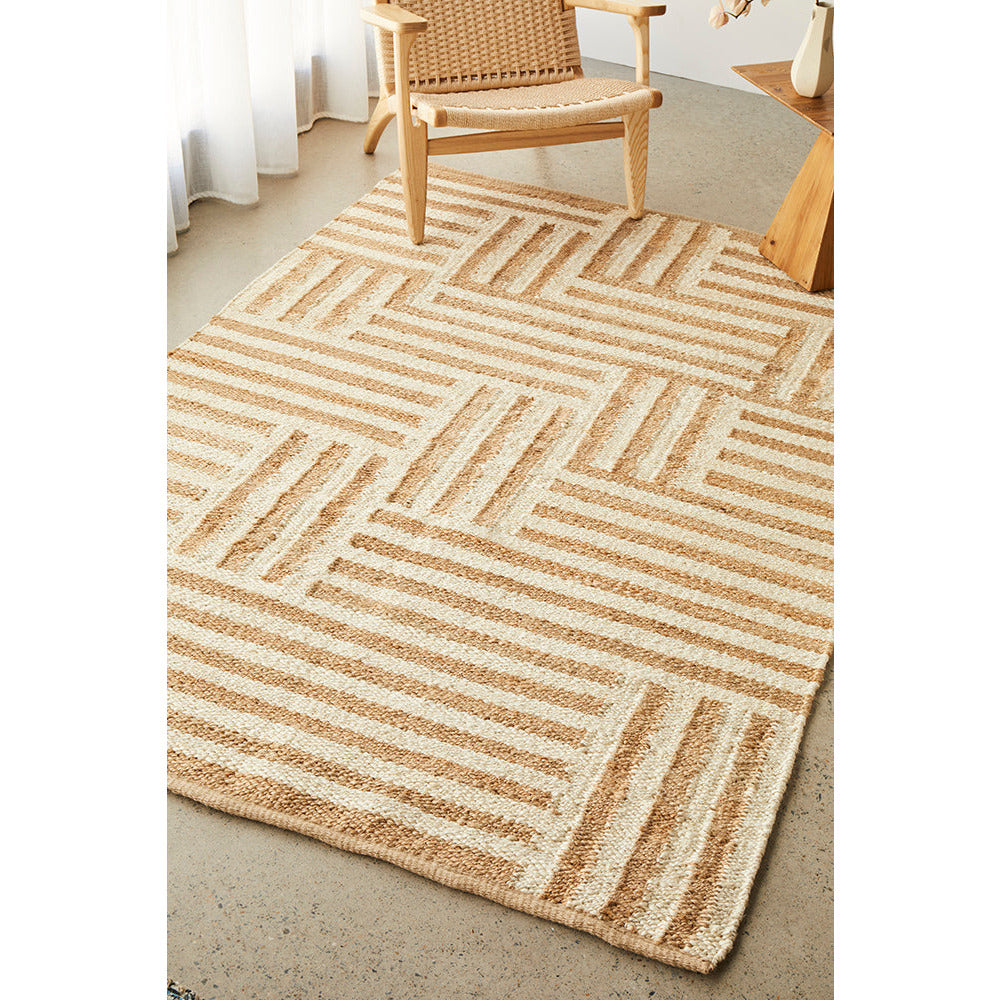Nazret 1326 Jute Modern Natural Rug - Rugs Of Beauty - 2