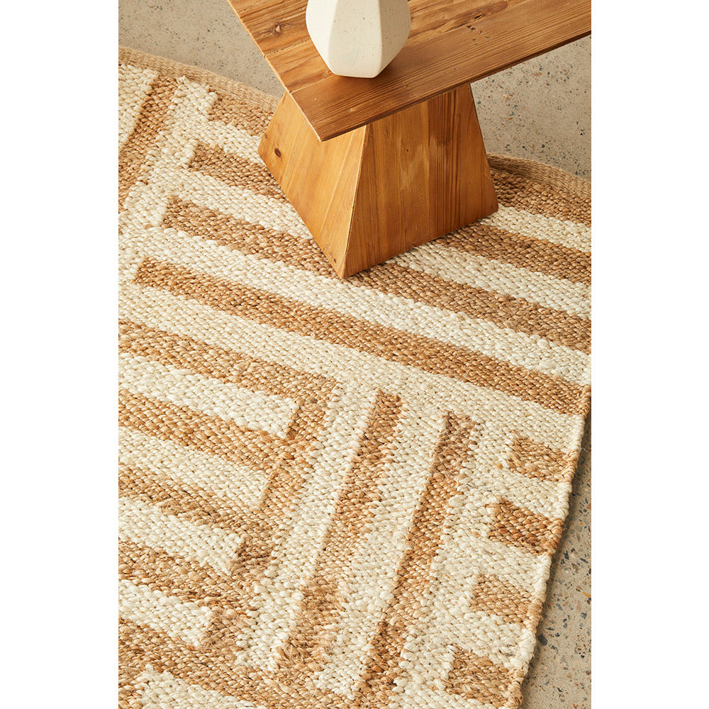 Nazret 1326 Jute Modern Natural Rug - Rugs Of Beauty - 3