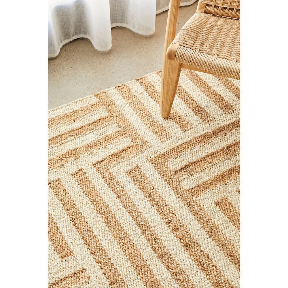Nazret 1326 Jute Modern Natural Rug - Rugs Of Beauty - 4