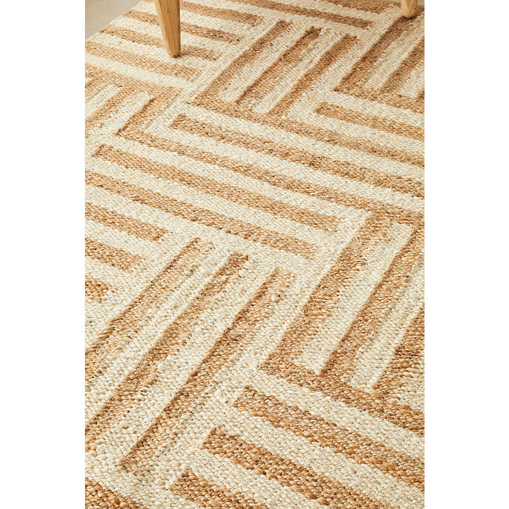 Nazret 1326 Jute Modern Natural Rug - Rugs Of Beauty - 6